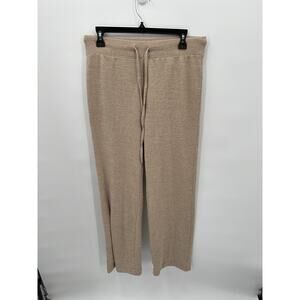 HAVEN WELL WITHIN Cream Drawstring Cozy Pants // S